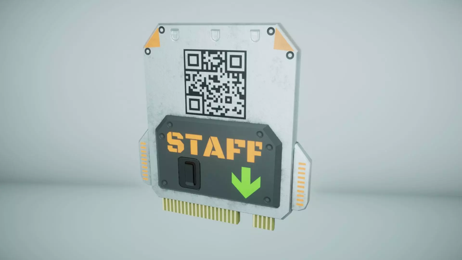 Sci fi Chip Free low-poly 3D model_0