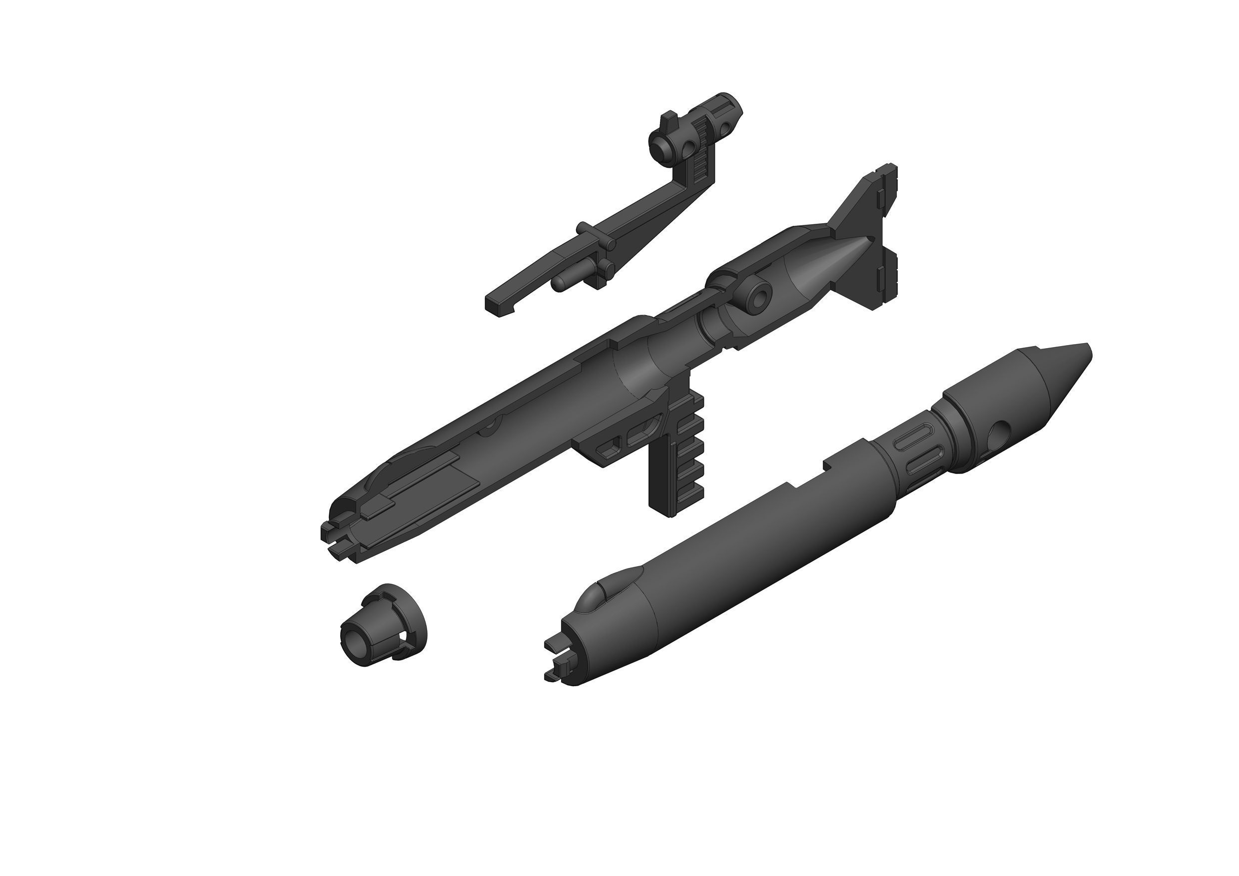 Reproduction GU-11 Free 3D print model_5