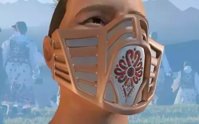 COVID 19 Mask 3D print model