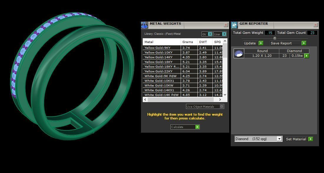 Ring 107 3D print model_8