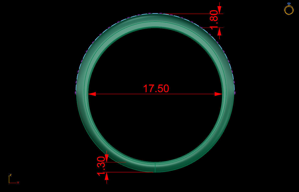Ring 107 3D print model_9