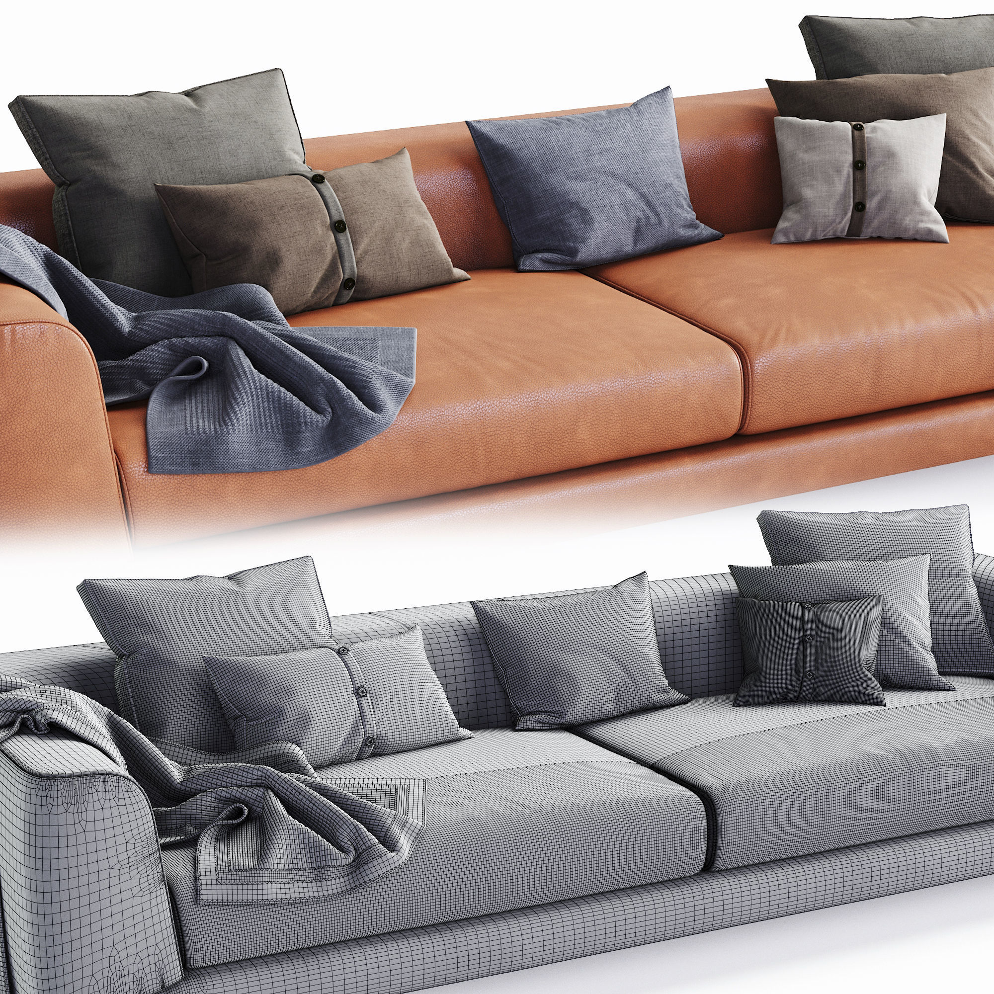 Boconcept Sofa Fargo 3D model_2