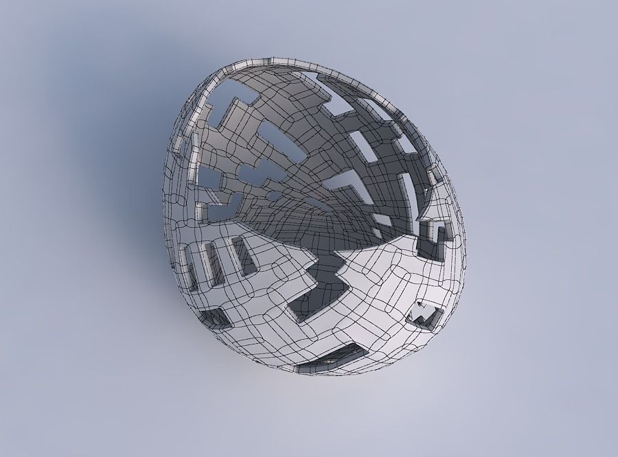 Bowl compressed 2 with cuts 3D print model_6