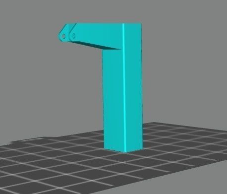 Small boat Crane 3D print model_3