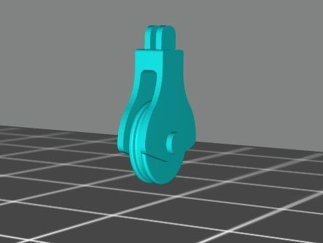 Small boat Crane 3D print model_5