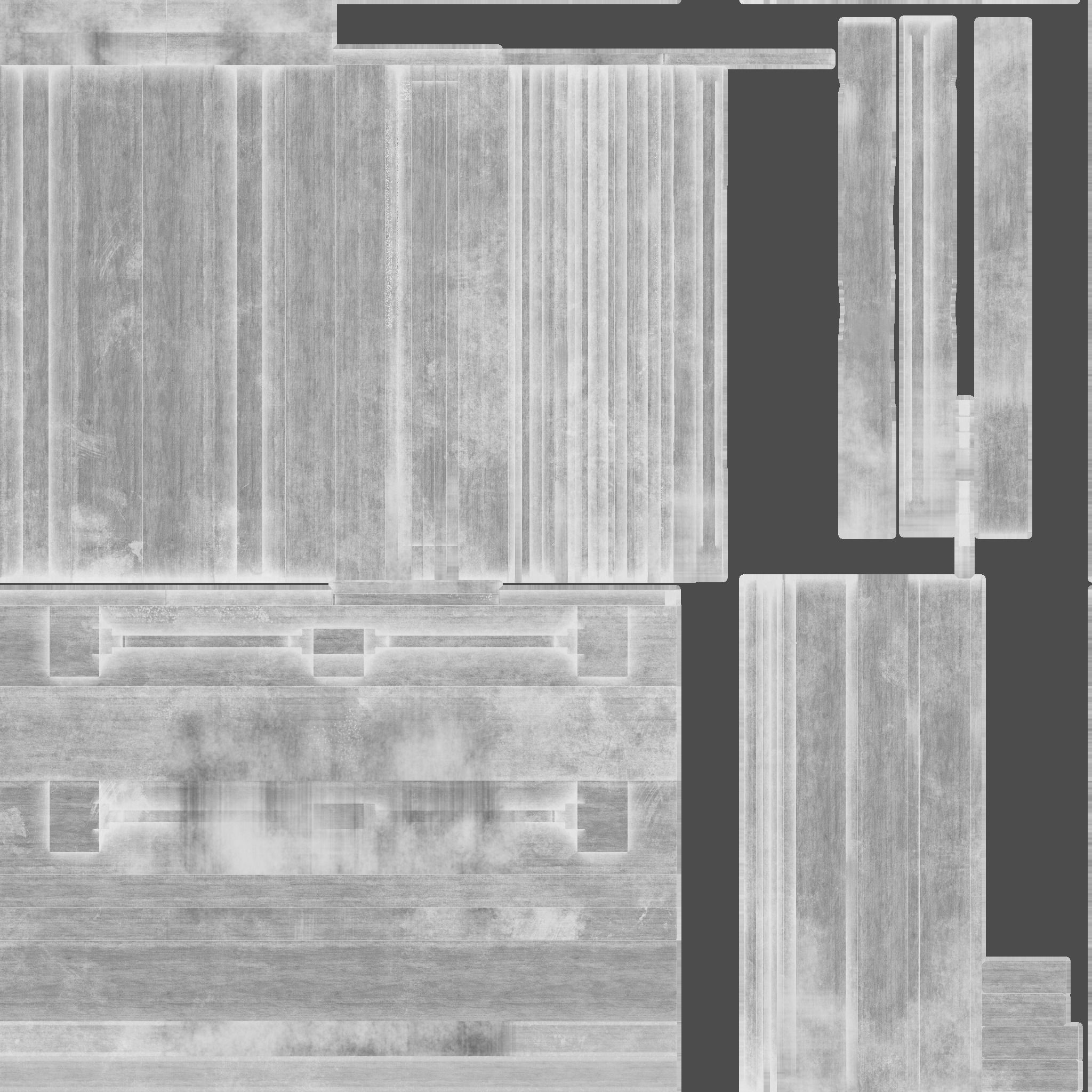 Generic Medieval Window Low-poly 3D model_12