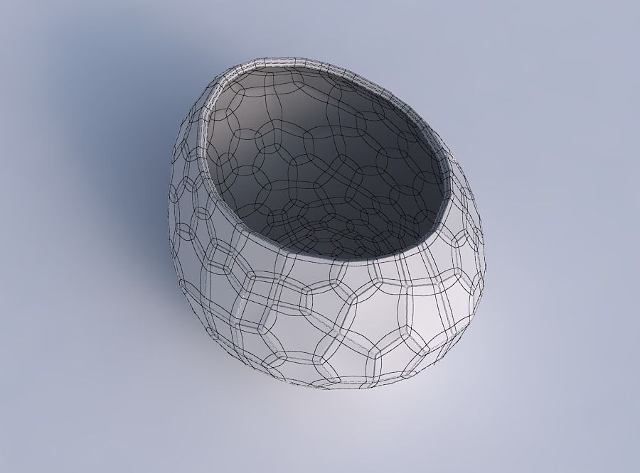 Bowl compressed 2 with fine organic cells 3D print model_6