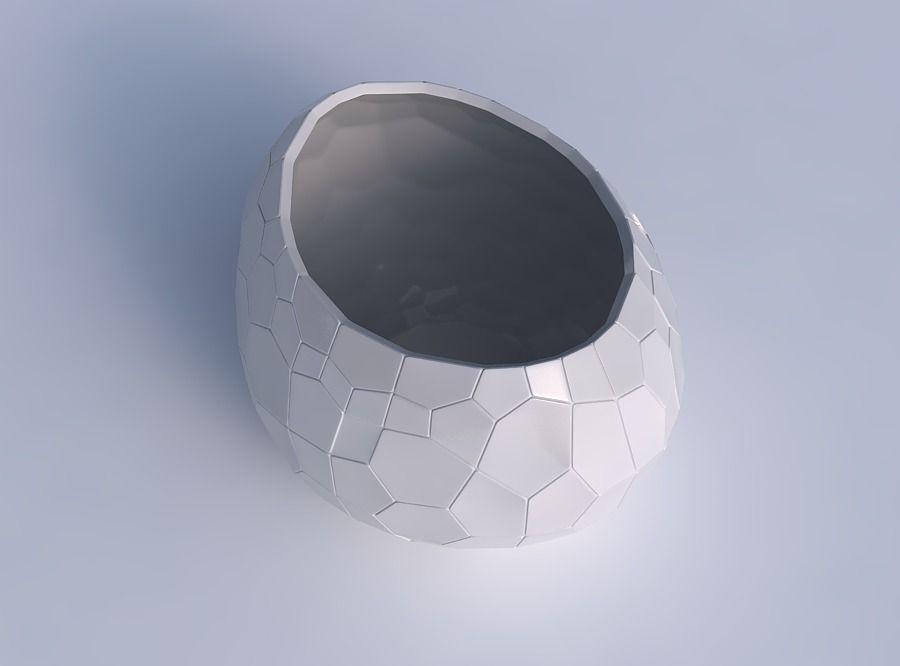 Bowl compressed 2 with fine organic cells 3D print model_1