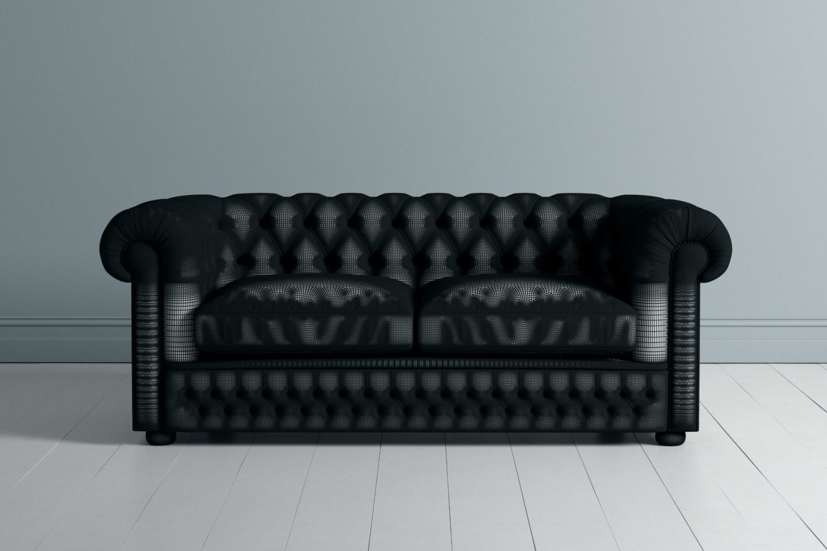 Chesterfield Double and Single Sofa 3D model_20