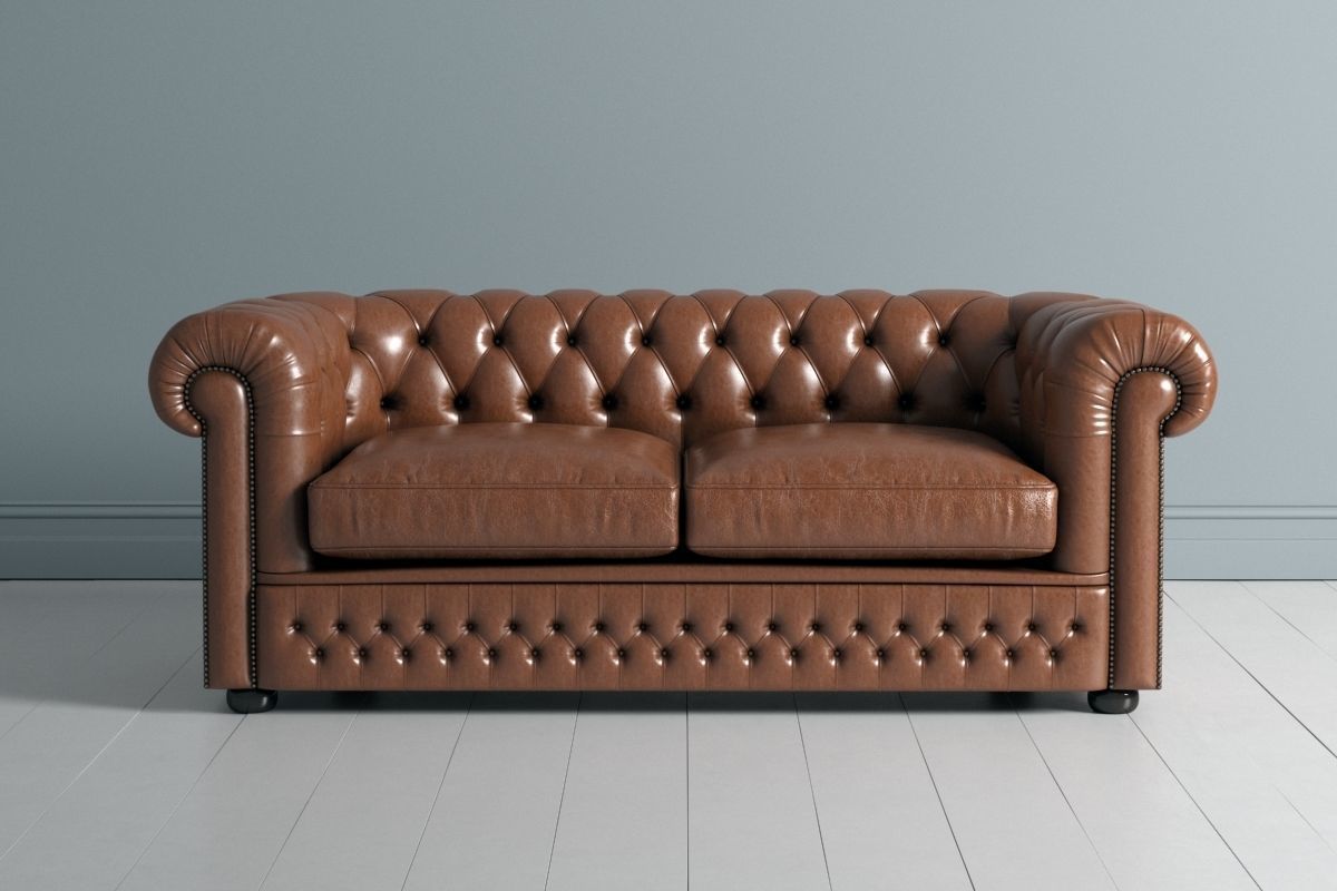 Chesterfield Double and Single Sofa 3D model_11