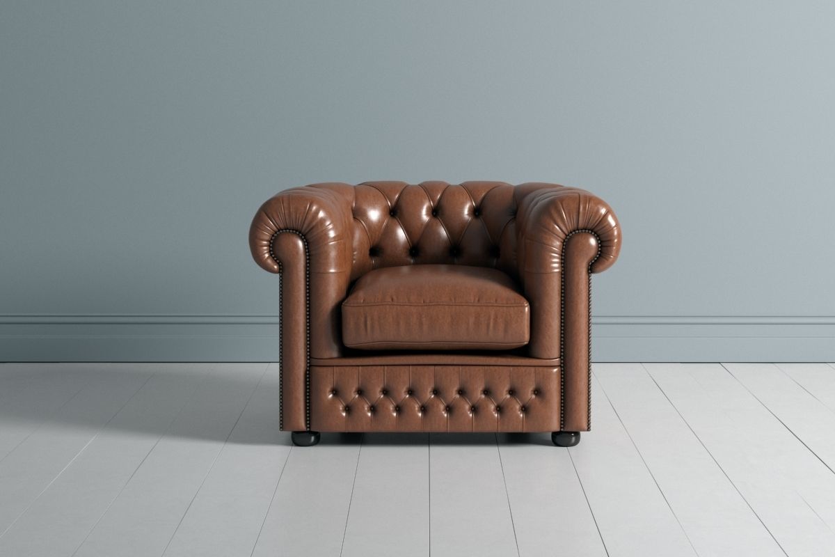 Chesterfield Double and Single Sofa 3D model_2