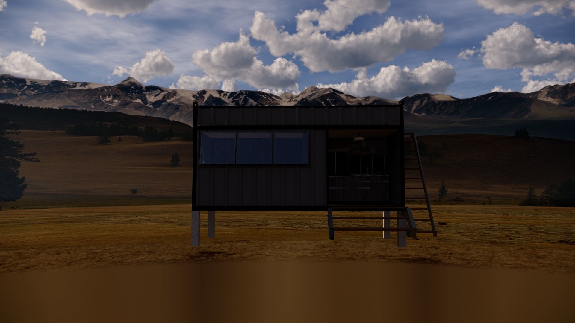 Countainer Home 3D model_1