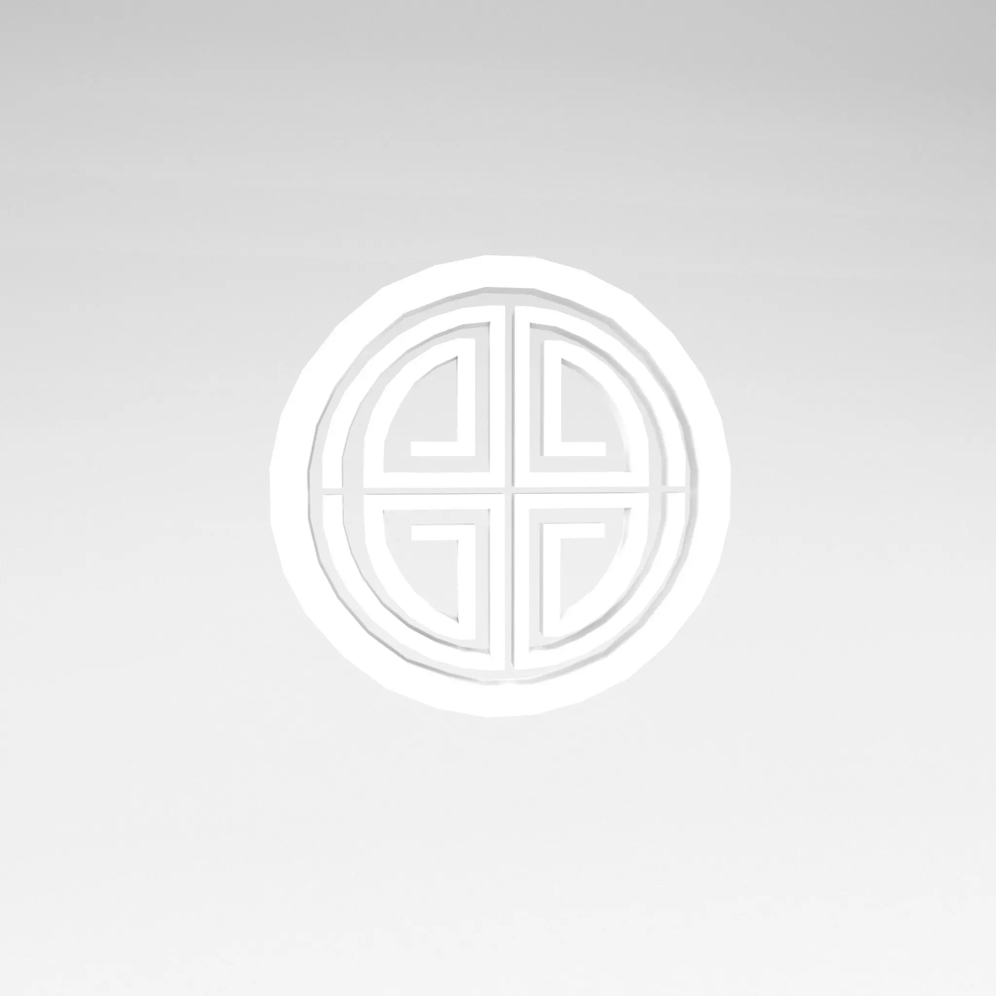 China Type Decoration v1 002 Low-poly 3D model_0