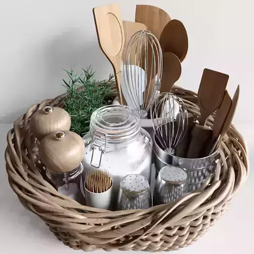 A beautiful set of little things for the kitchen