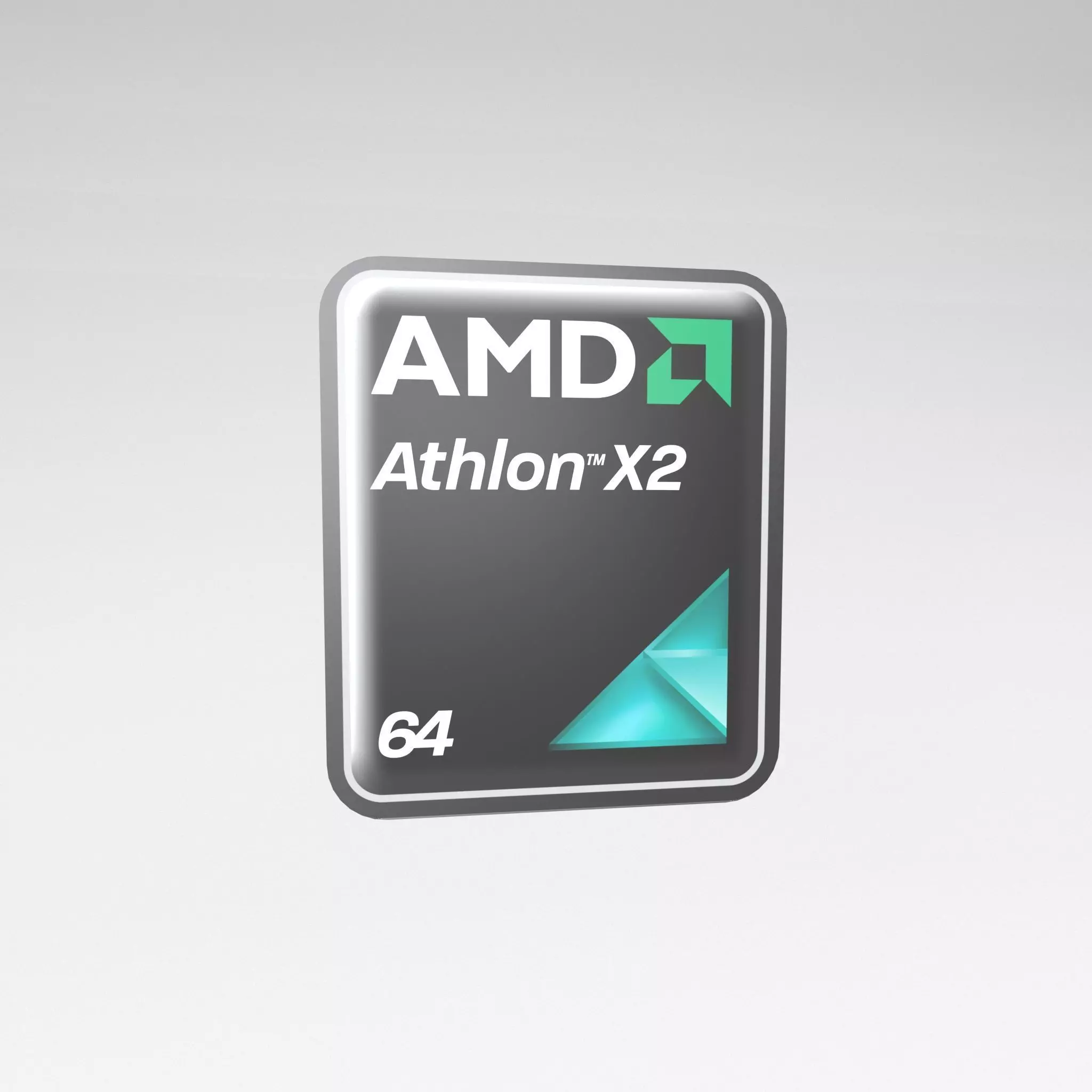 AMD Athlon 64 X2 Tag v1 001 Low-poly 3D model