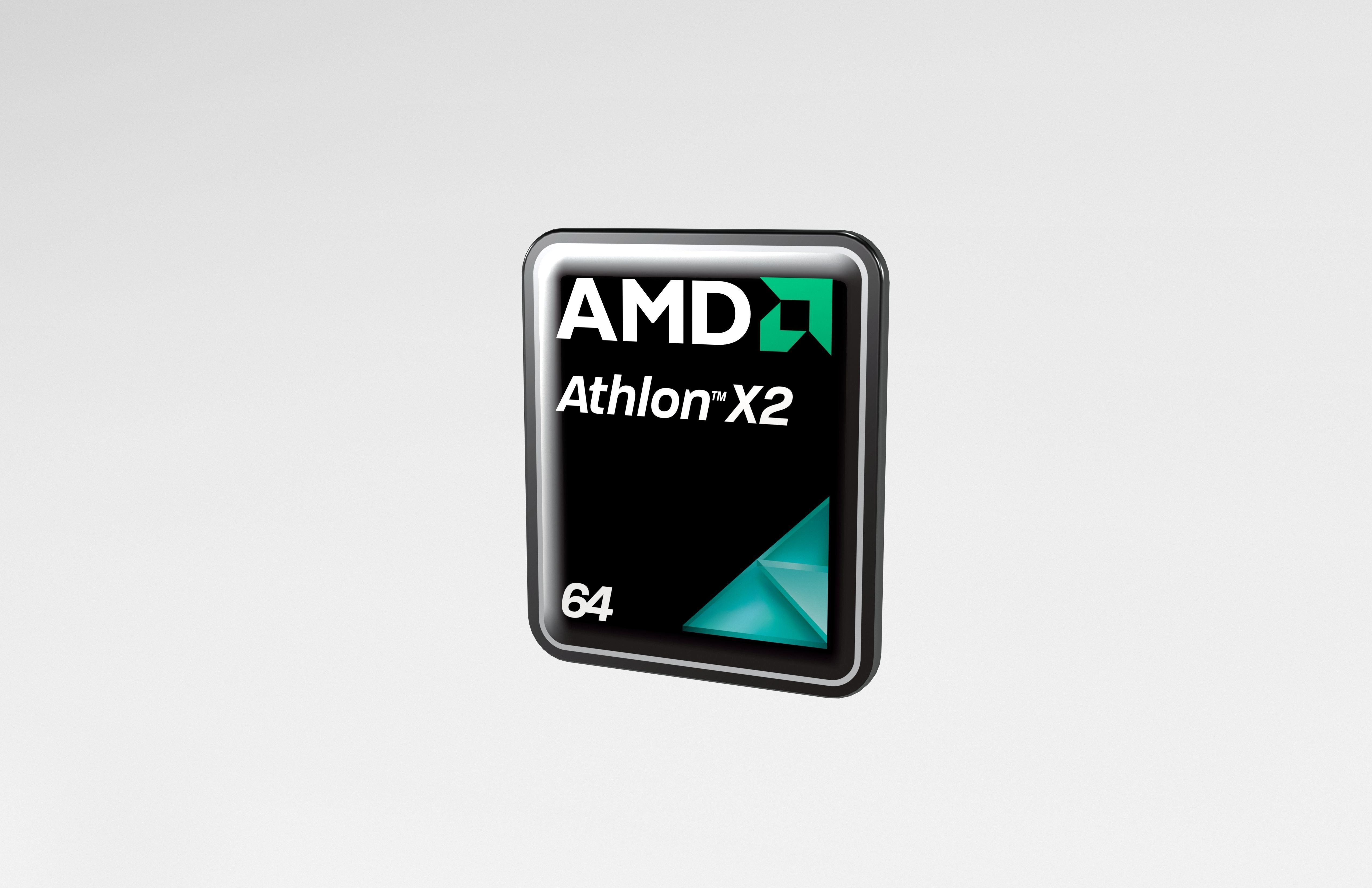 AMD Athlon 64 X2 Tag v4 001 Low-poly 3D model_2