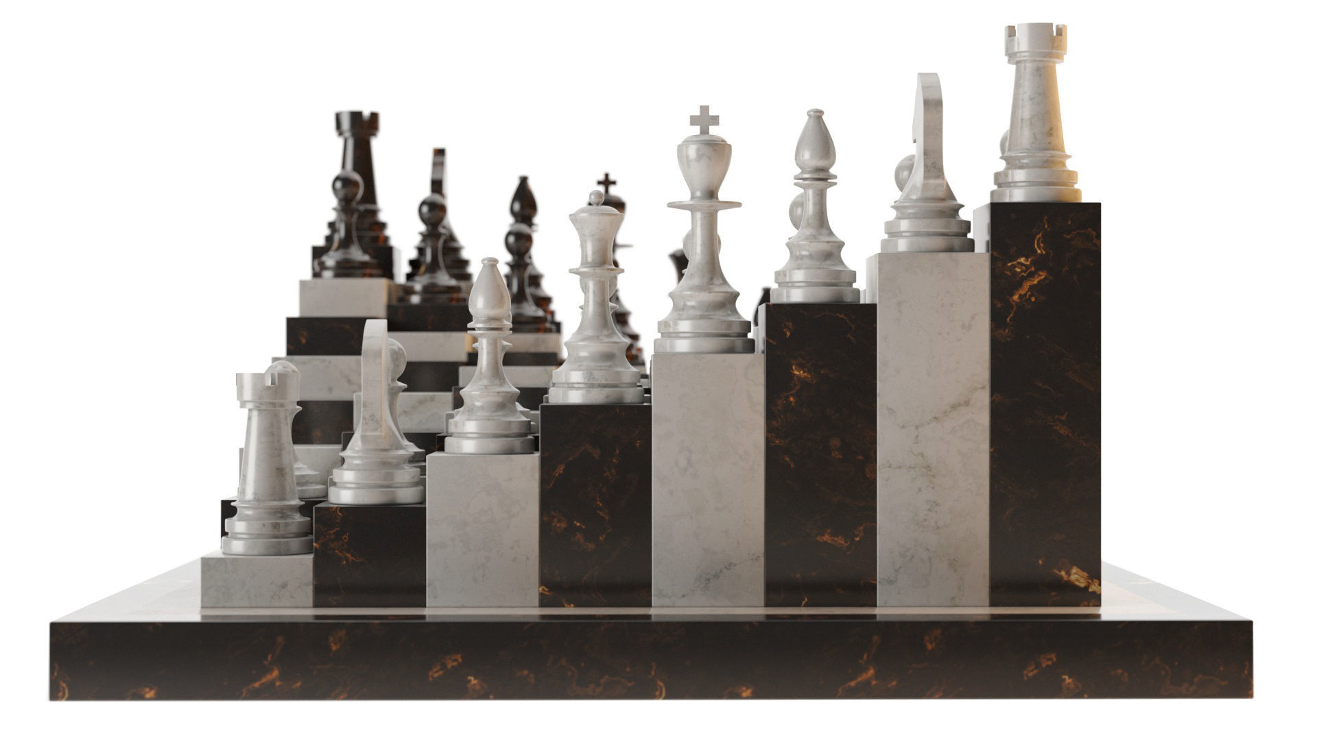 3D Chess board 3D model_5