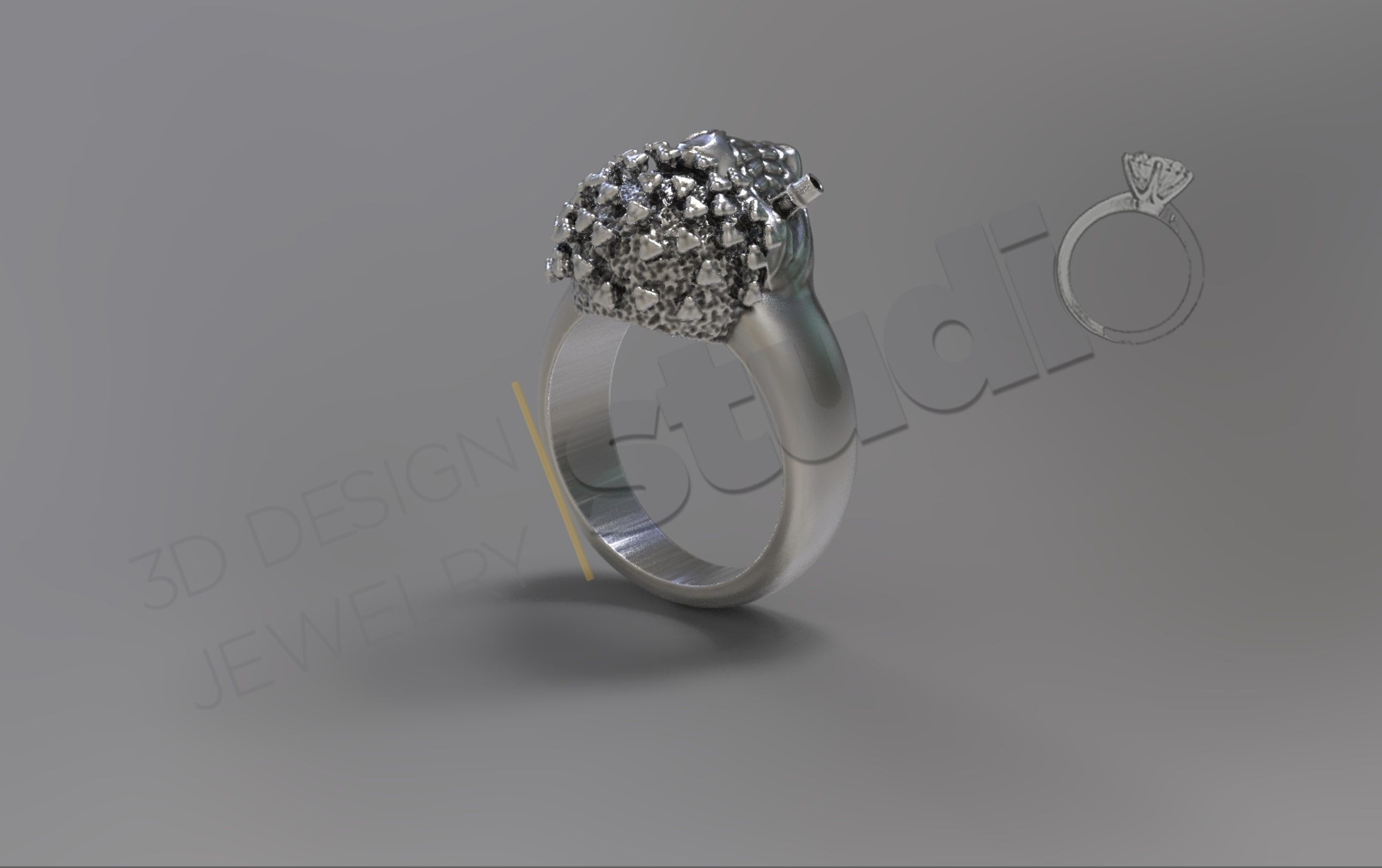 Covid-19 virus VS Immortal Joe Mask ring 3d model 3D print model 3D print model_3