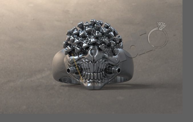 Covid-19 virus VS Immortal Joe Mask ring 3d model 3D print model 3D print model