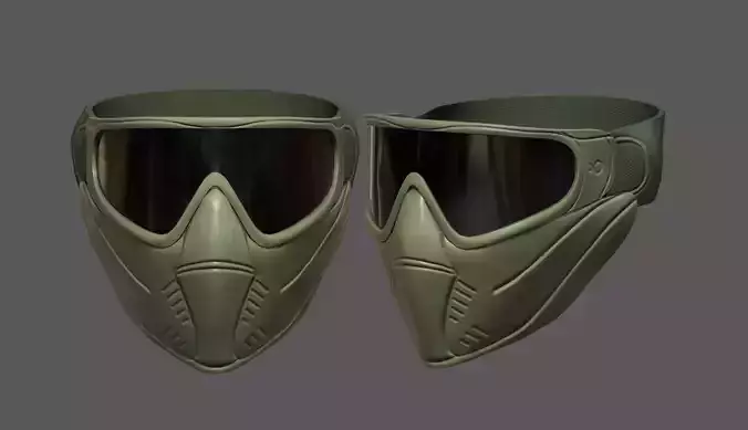 Mask helmet protection scifi military futuristic technology 