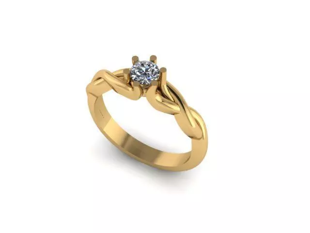 Solitare ring 3 Free 3D print model