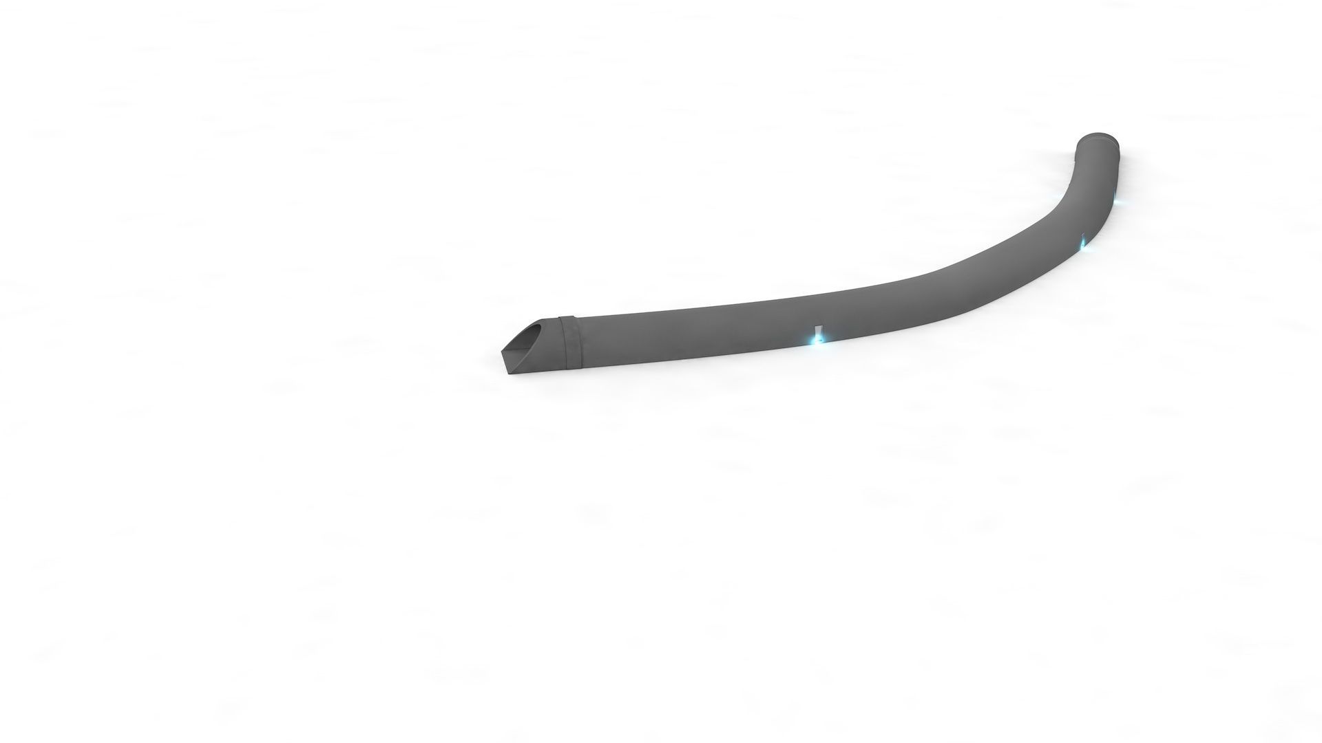 Highway Tunnel Adjustable and Rigged 3D model_23