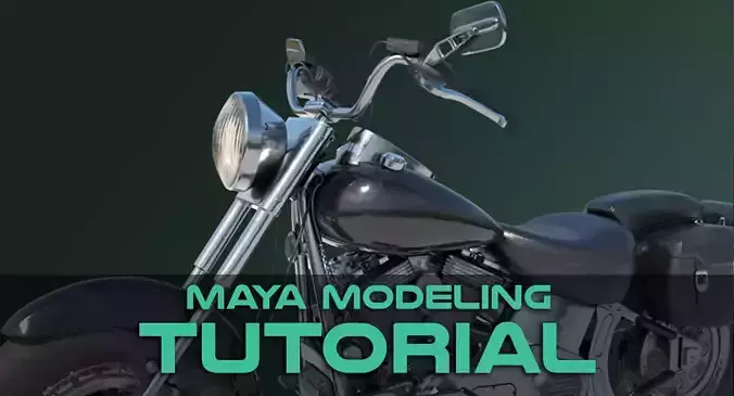 Maya Modeling Tutorial - Intermediate to Advanced 3D model