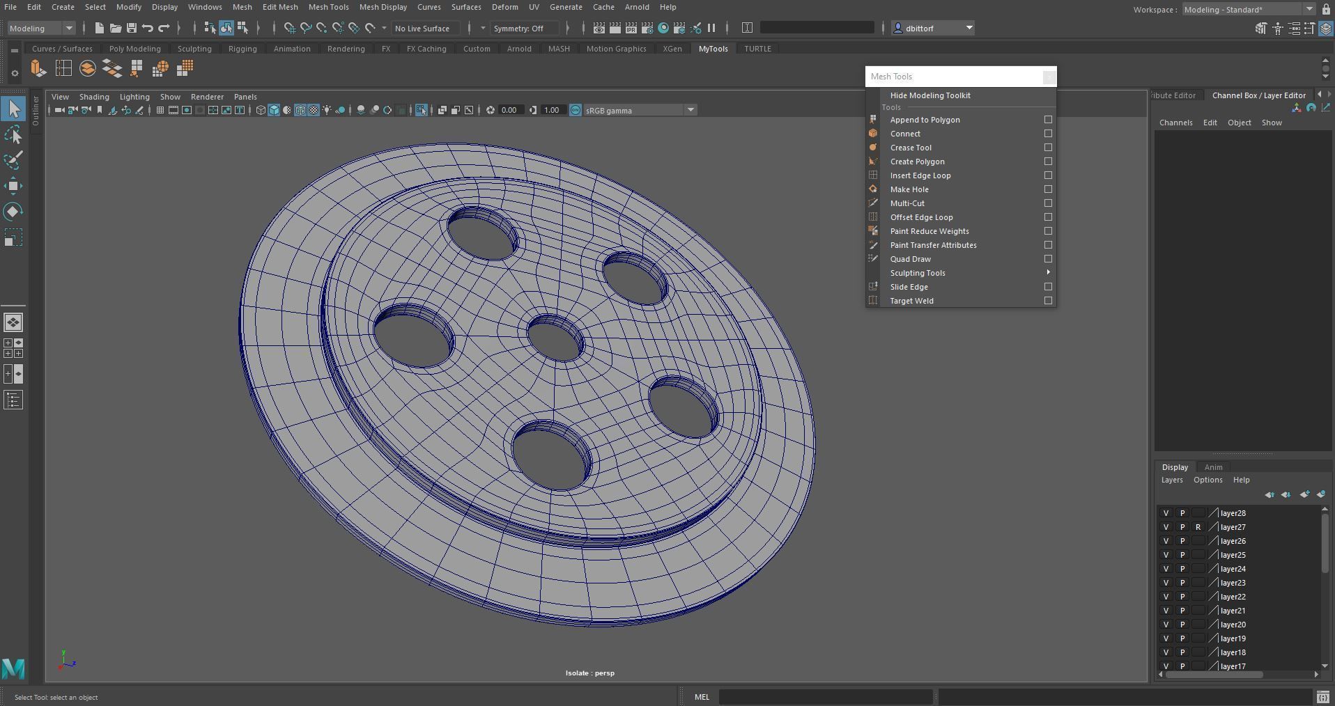 Maya Modeling Tutorial - Intermediate to Advanced 3D model_5