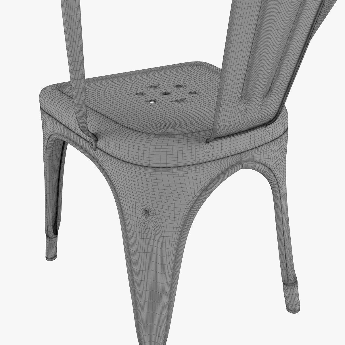  Tolix A Chair 3D model_11