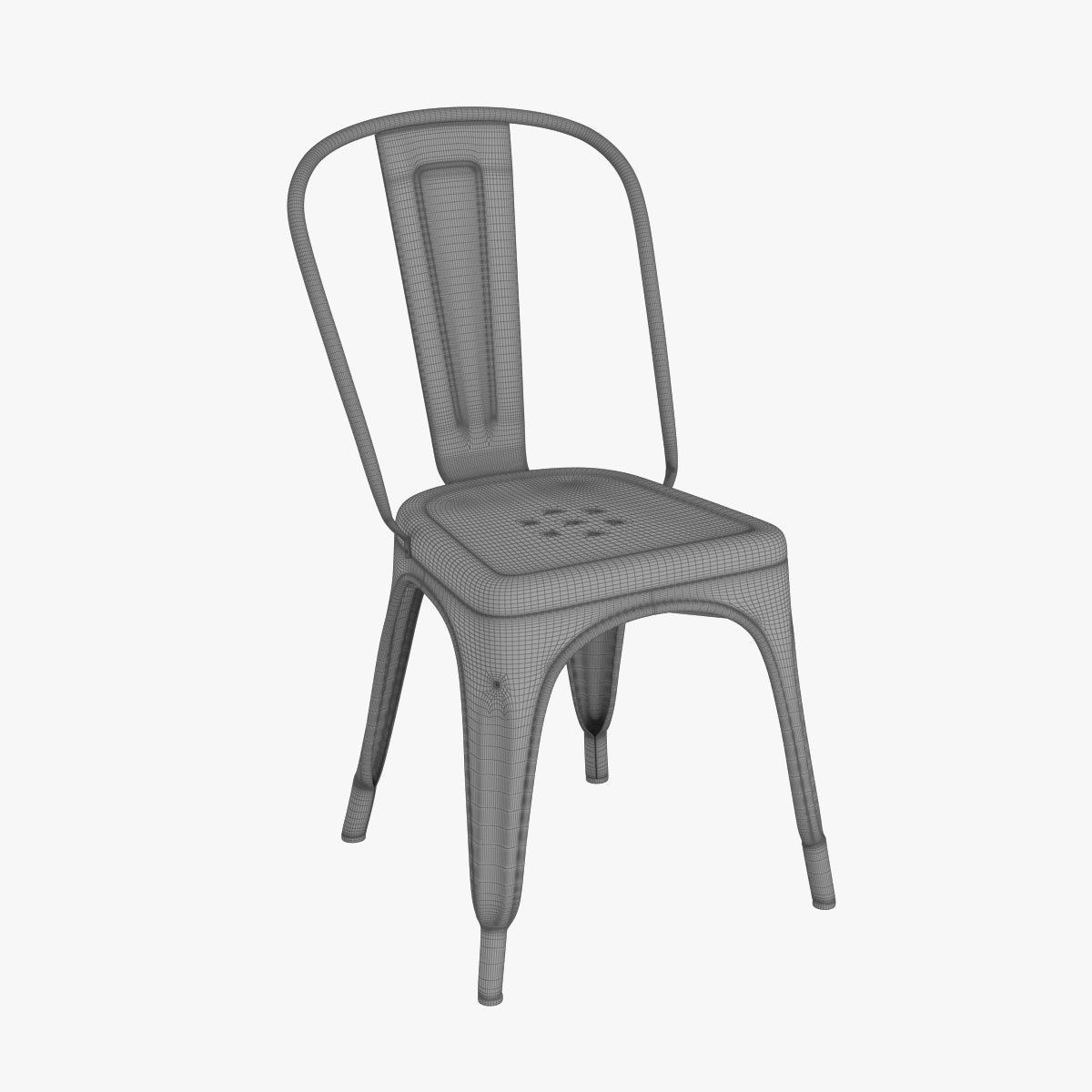  Tolix A Chair 3D model_10