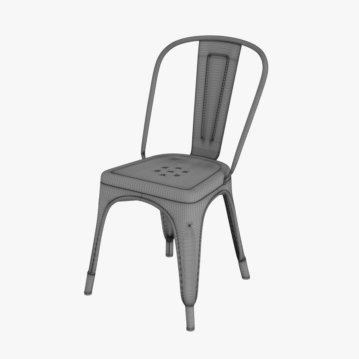  Tolix A Chair 3D model_8