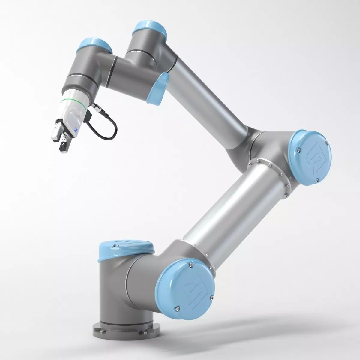 UR5 with Zimmer Group Collaborative Gripper 3D model_0