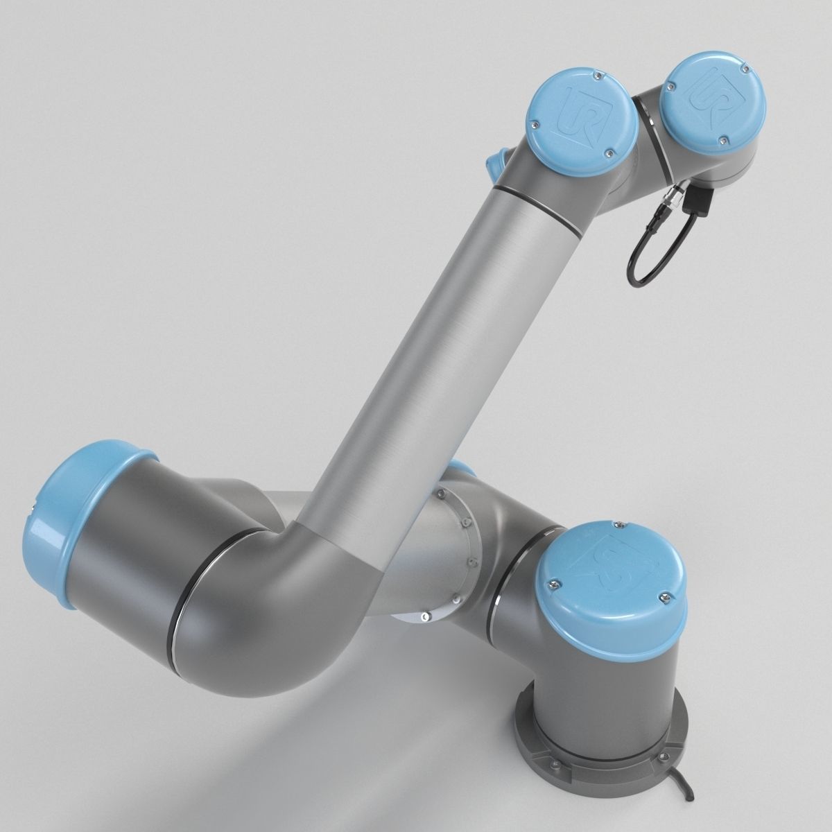 UR5 with Zimmer Group Collaborative Gripper 3D model_2