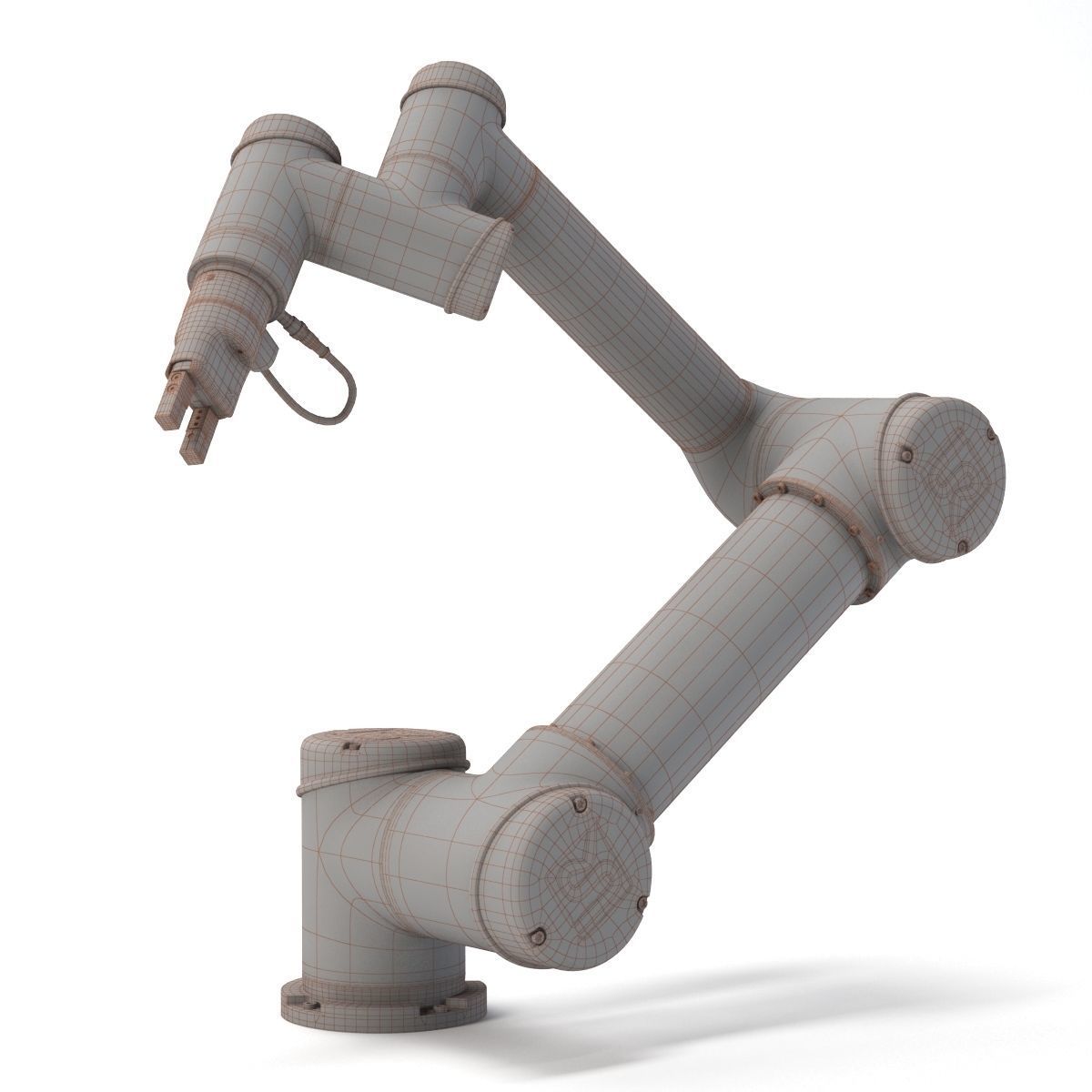 UR5 with Zimmer Group Collaborative Gripper 3D model_1