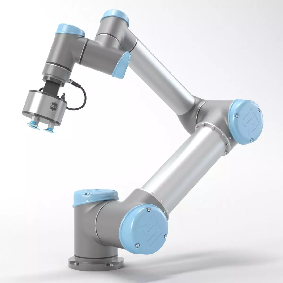 UR5 with The Collaborative Robot Vacuum Tool from Bimba 3D model_0