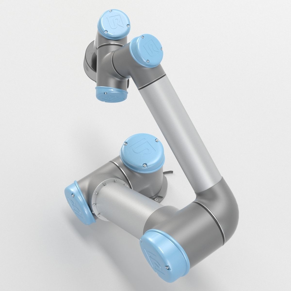 UR5 with The Collaborative Robot Vacuum Tool from Bimba 3D model_5