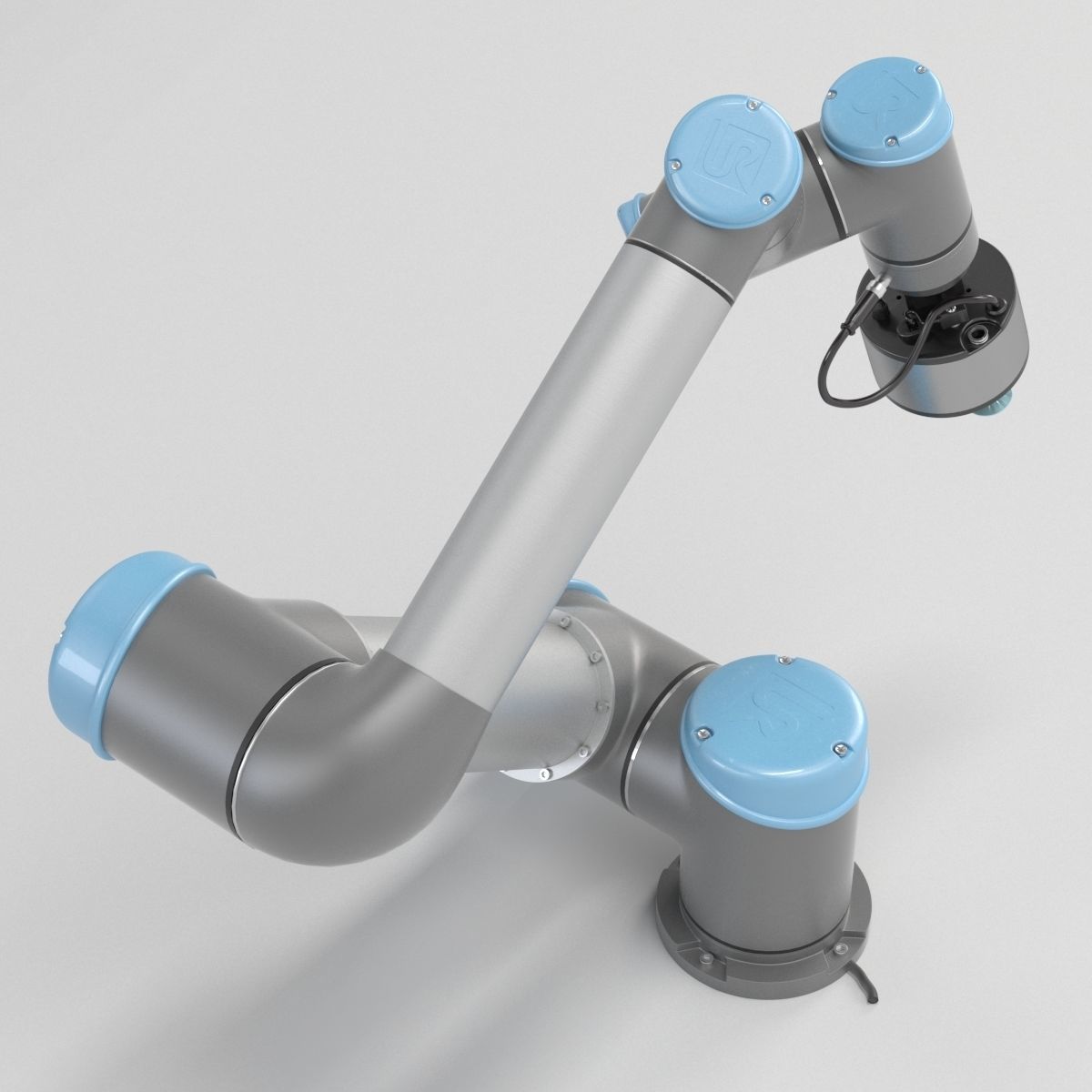 UR5 with The Collaborative Robot Vacuum Tool from Bimba 3D model_2
