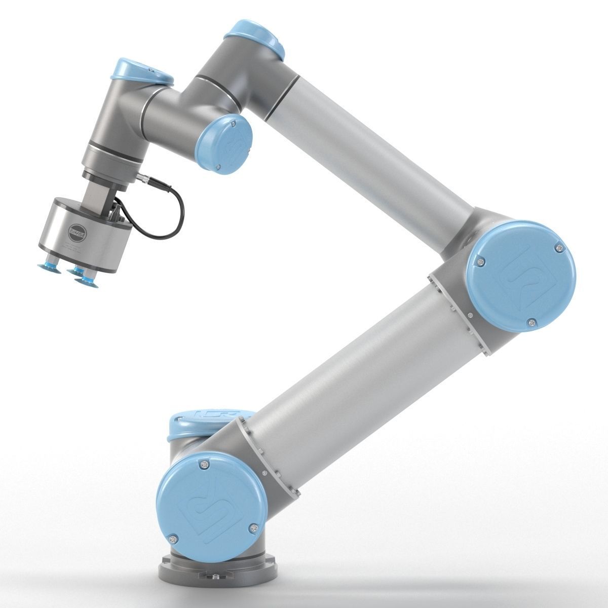 UR5 with The Collaborative Robot Vacuum Tool from Bimba 3D model_4