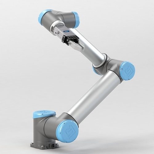 UR10 with SCHUNK End-Of Arm Modular System Electric Grippers 3D model