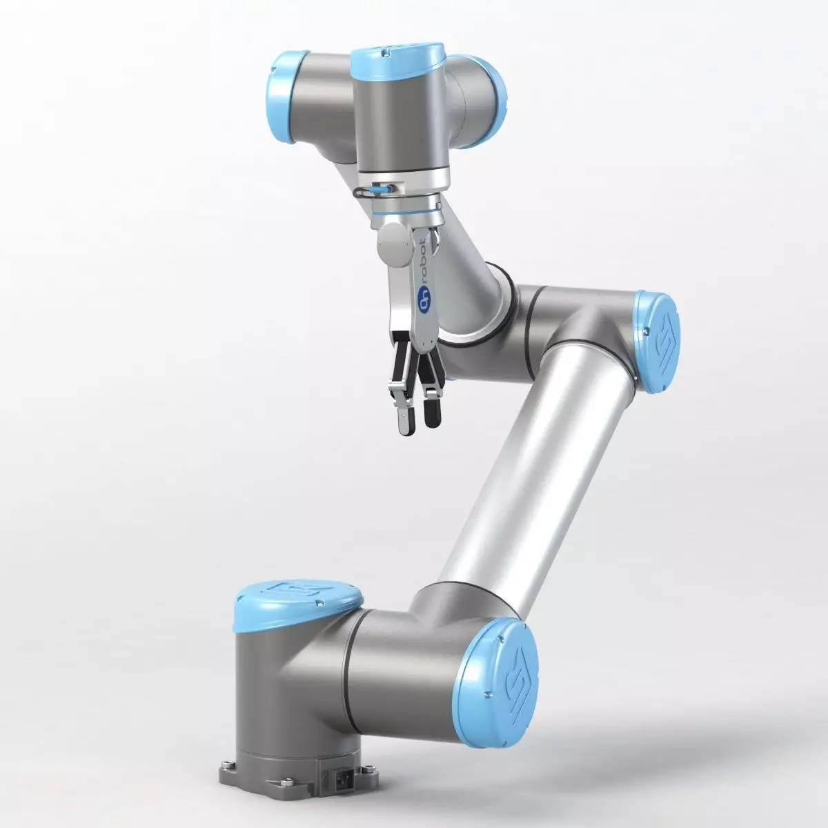UR10 with OnRobot RG2 Flexible Collaborative Gripper 3D model