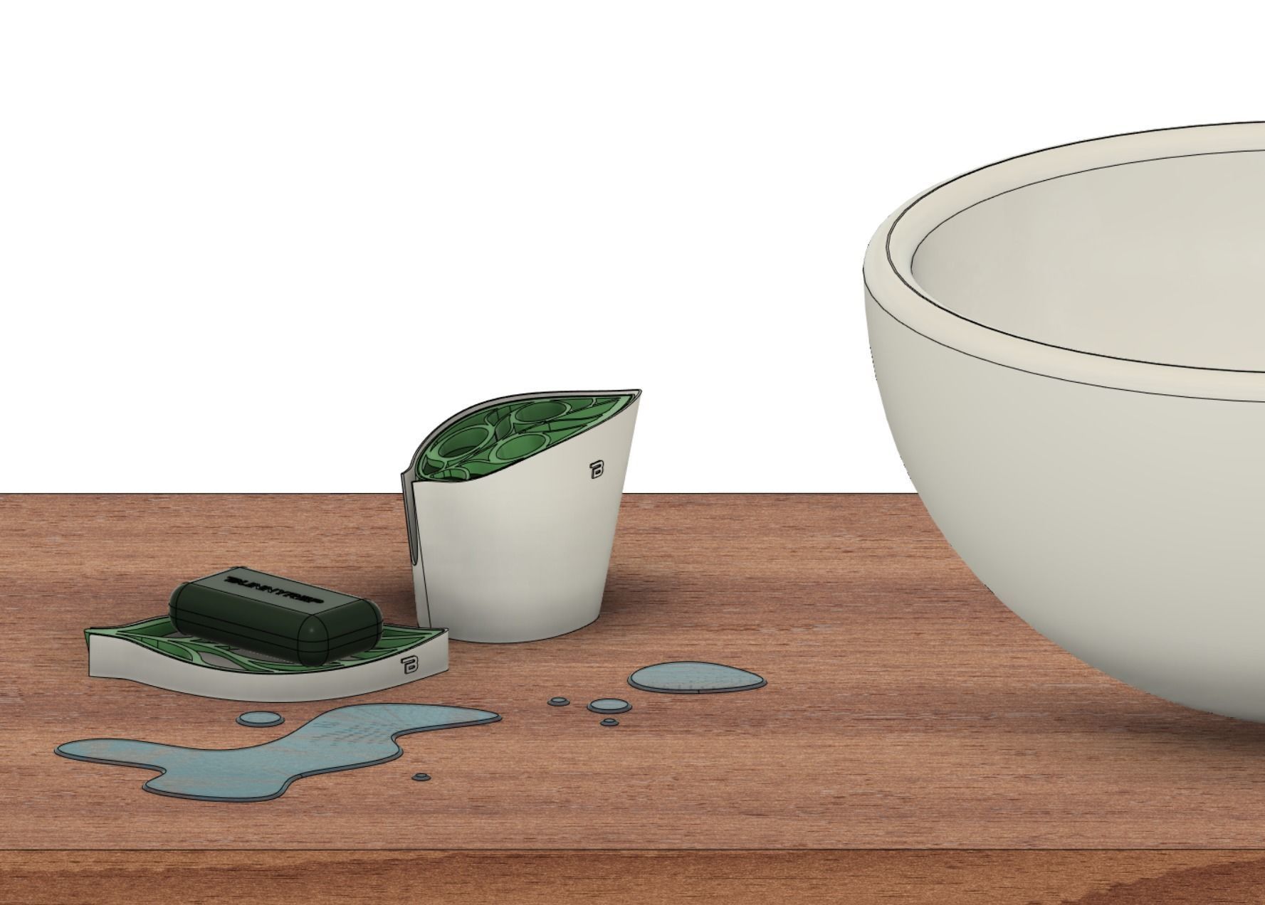 Bathroom nature Kit  3D print model_9