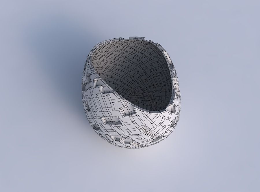 Bowl compressed 3 with cavities 3D print model_6