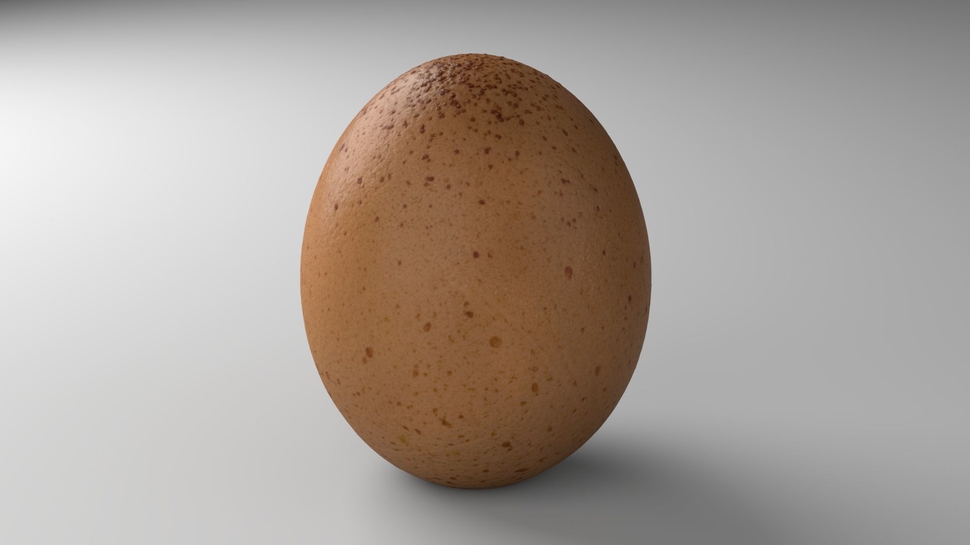 Egg 01 - Photorealistic Scan Low-poly 3D model_4
