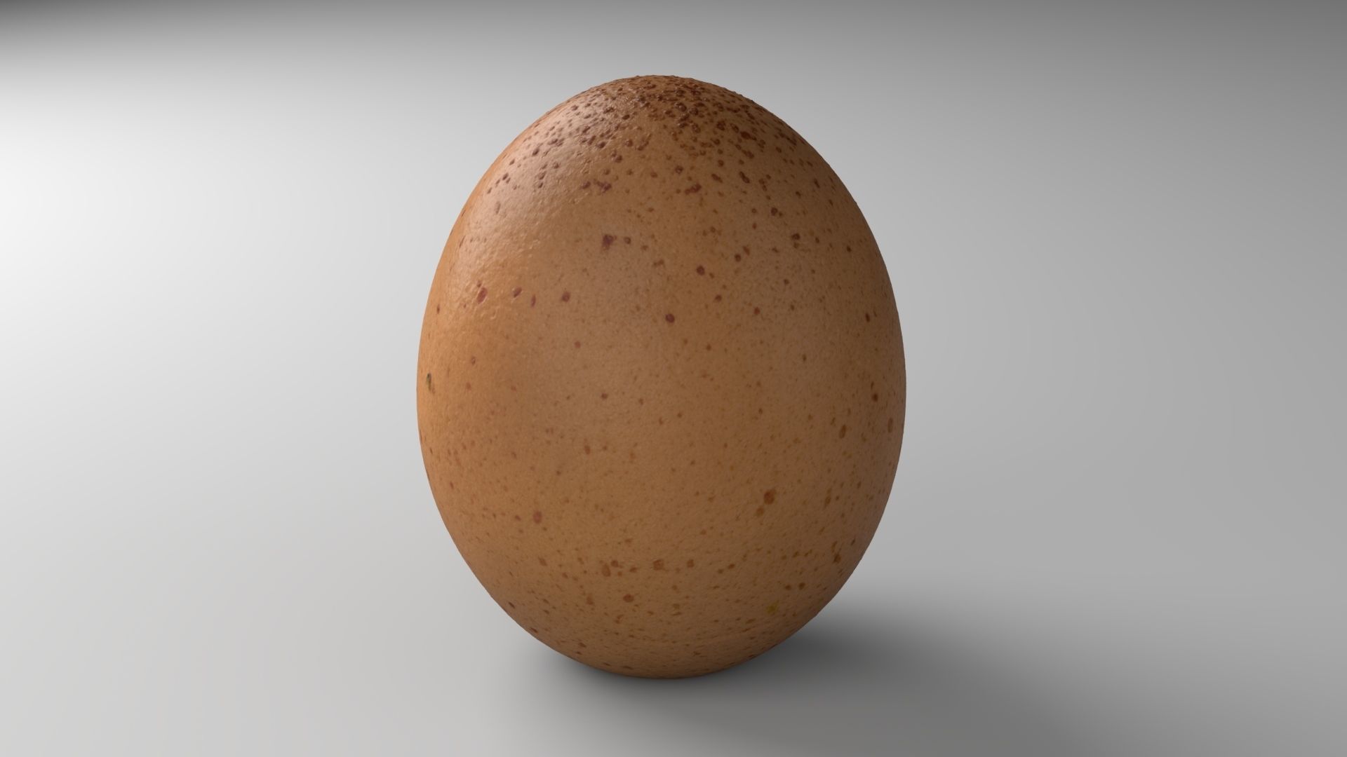 Egg 01 - Photorealistic Scan Low-poly 3D model_3