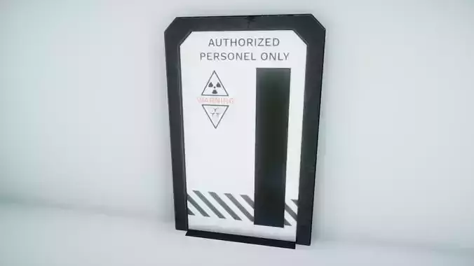 Sci Fi Doors Free low-poly 3D model