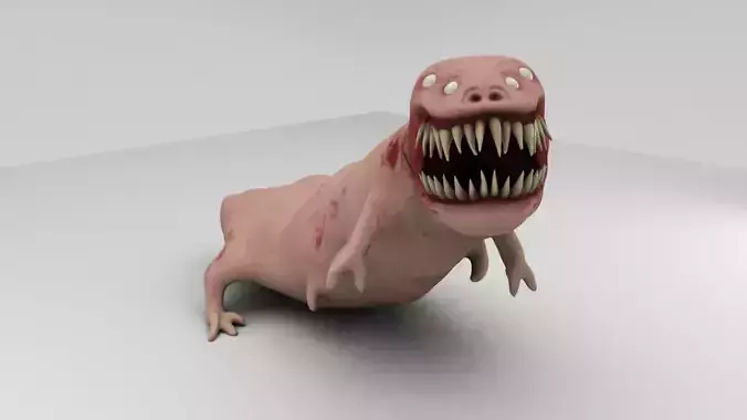 Worgo cartoon monster