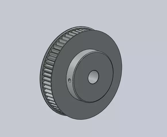 HTD-5M Timming Pulley  60 teeth 3D print model_0