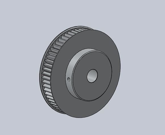 HTD-5M Timming Pulley  60 teeth 3D print model
