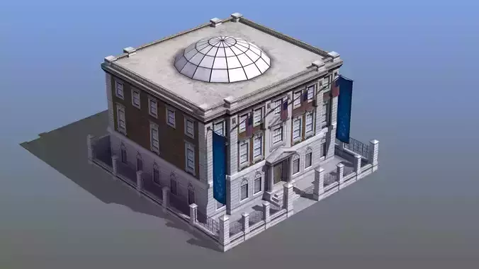 Museum Building 3D model