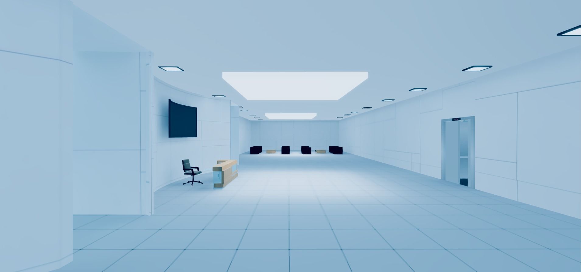 Sci-Fi Lab Environment Pack Low-poly 3D model_7